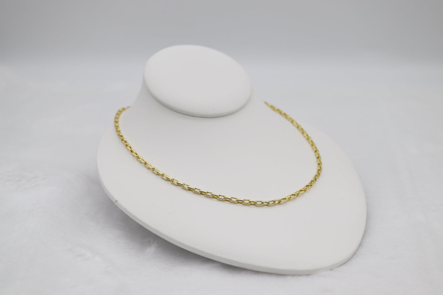 Classic Gold Paperclip Chain Necklace