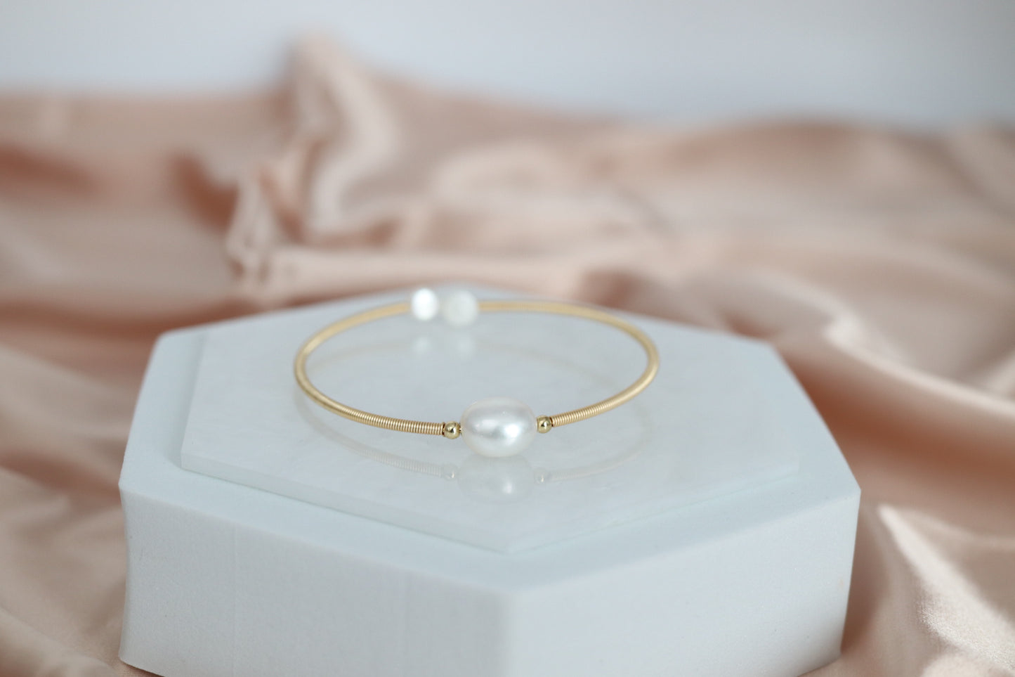 Single Fresh Water Pearls with Gold Filled Wiring