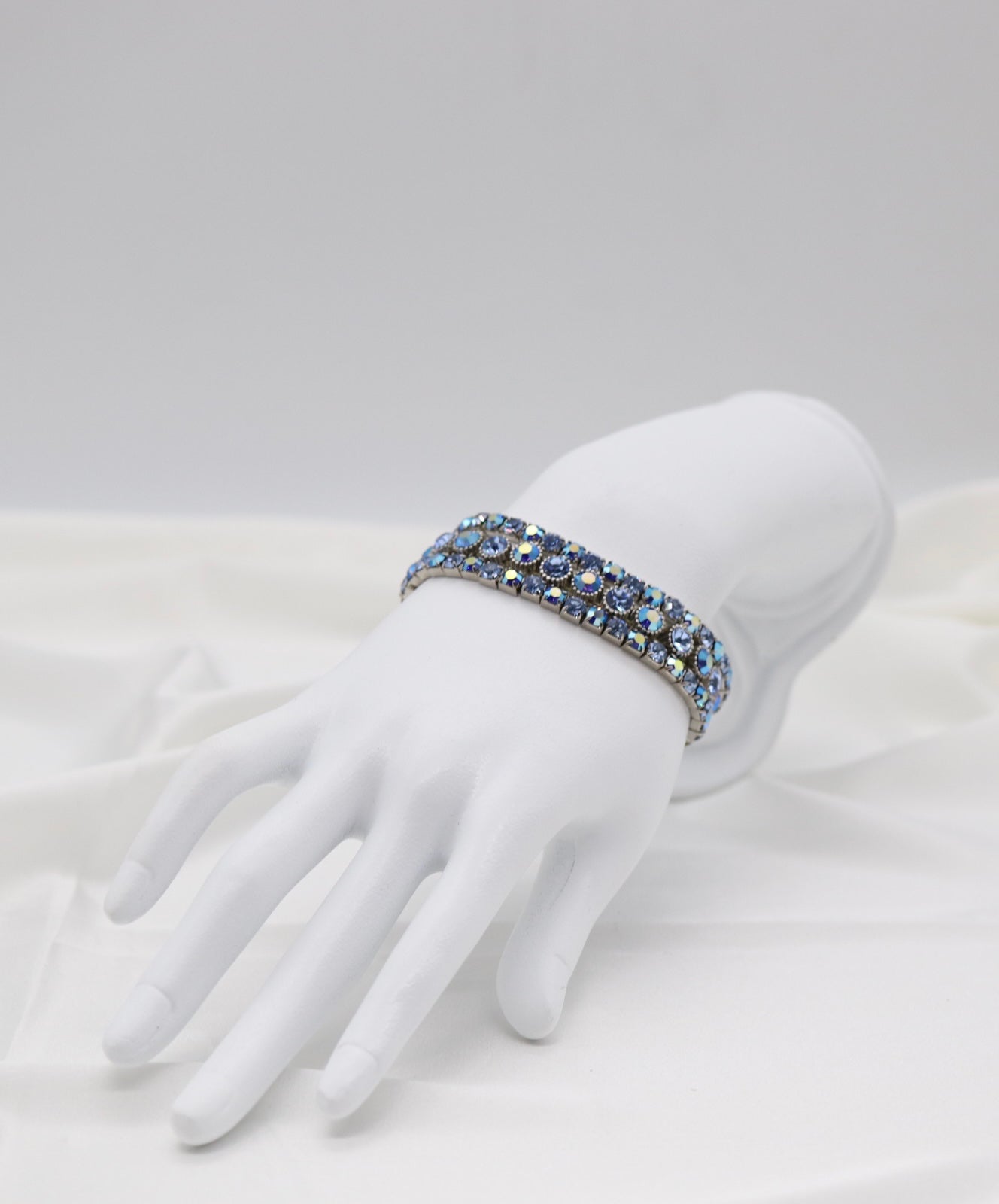 Sapphire Aurora Crystal Bracelet
