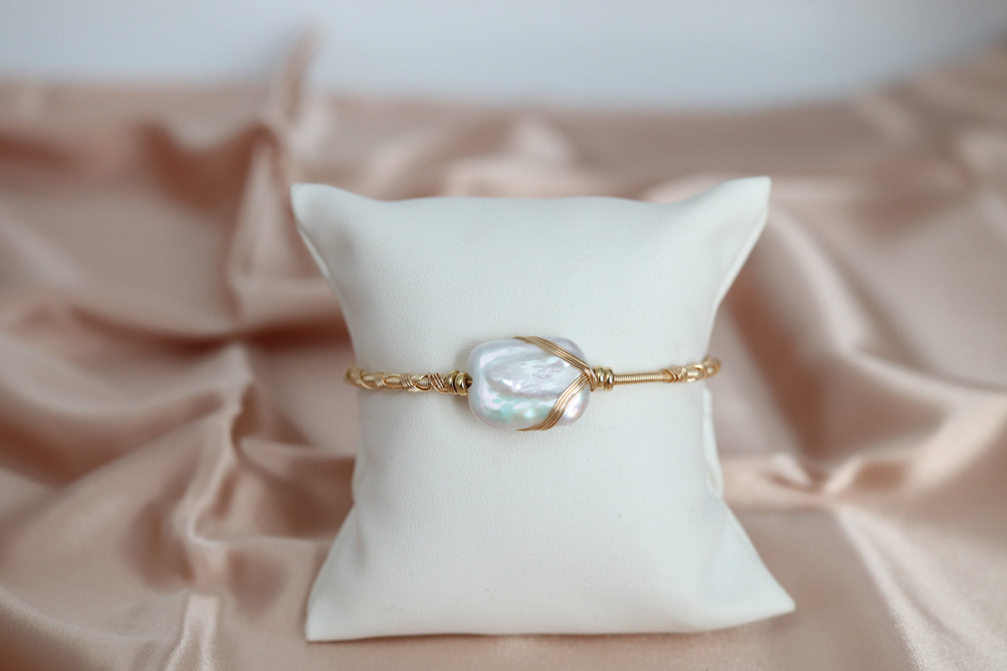 Single Fresh Water Pearls with Gold Filled Wiring