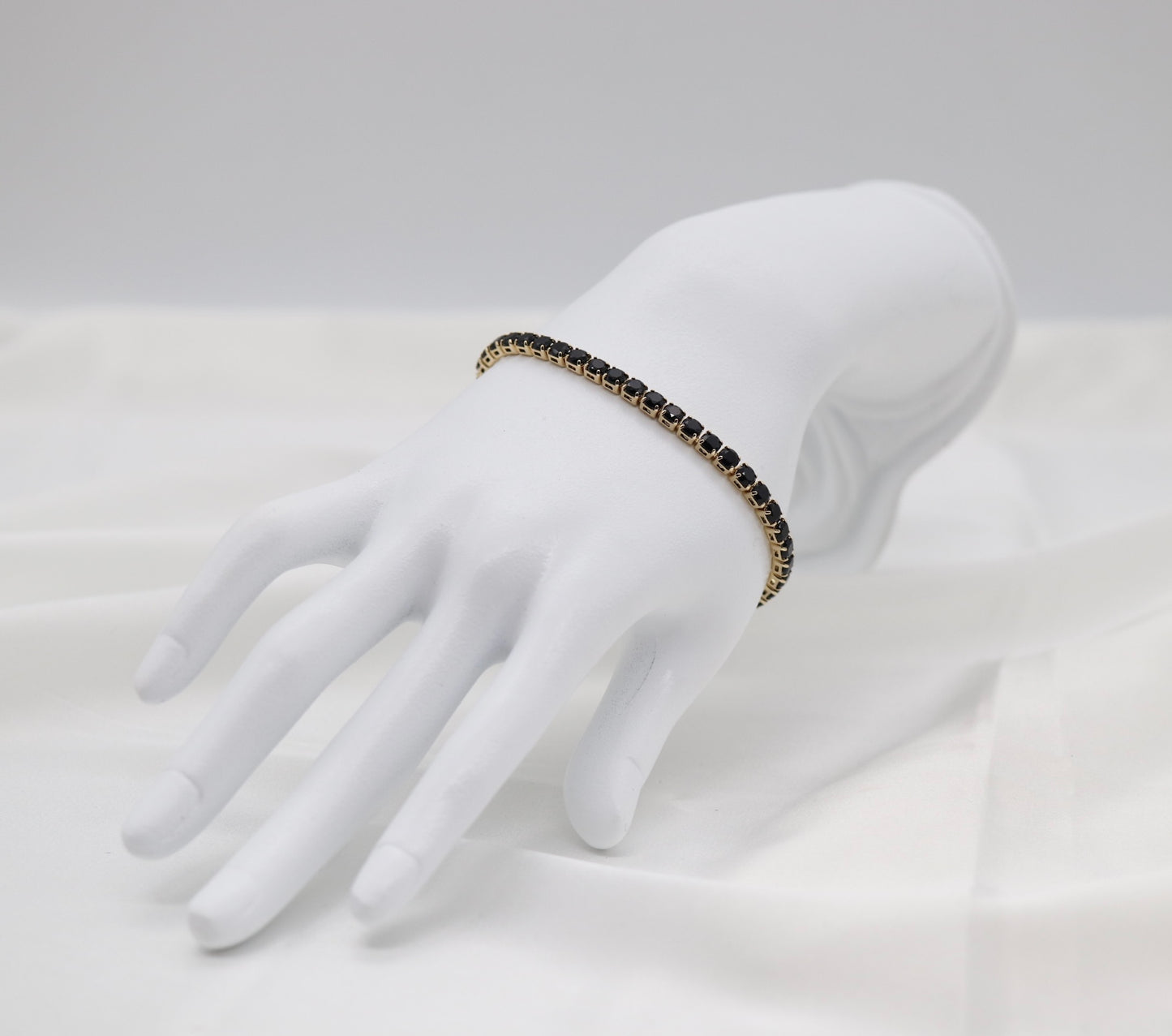 Black Sapphire Tennis Bracelet