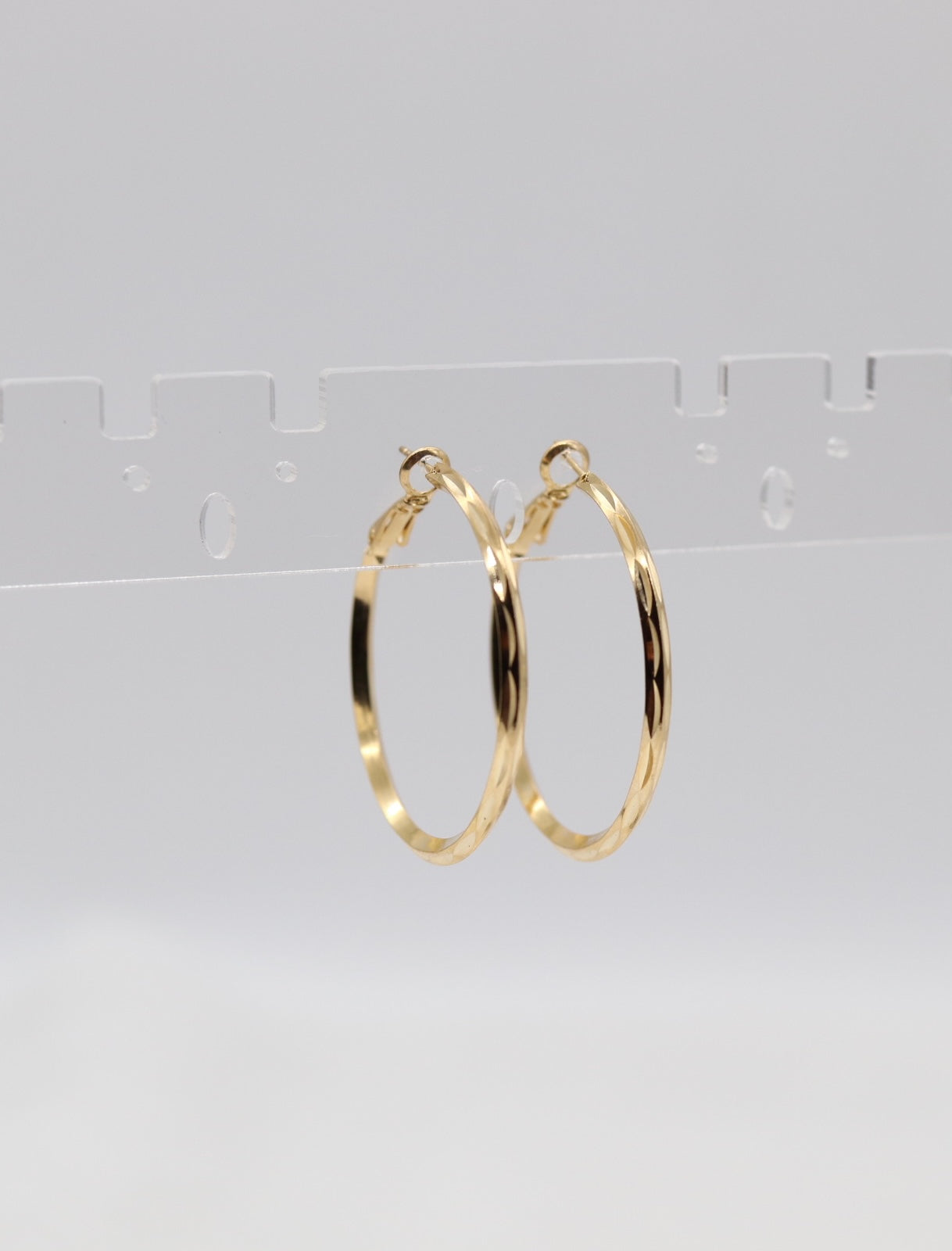 Classic Thin Gold Hoop Earrings