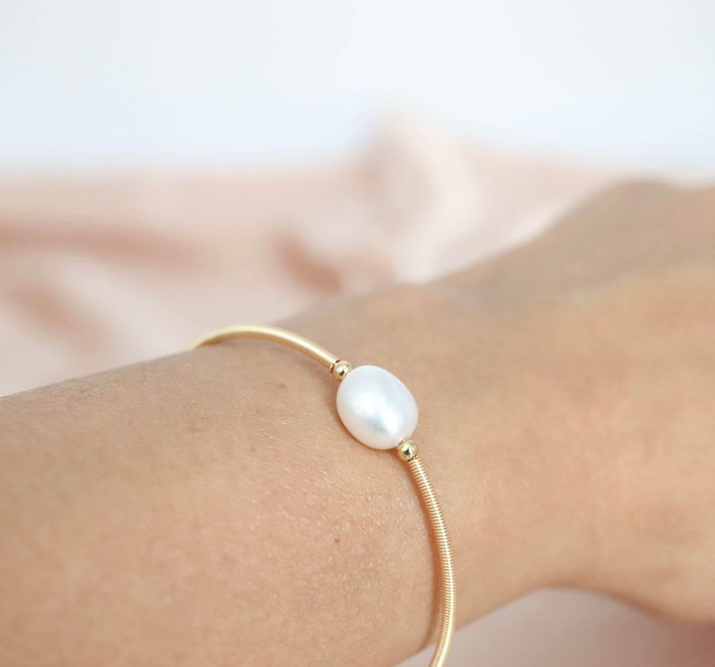 Single Fresh Water Pearls with Gold Filled Wiring