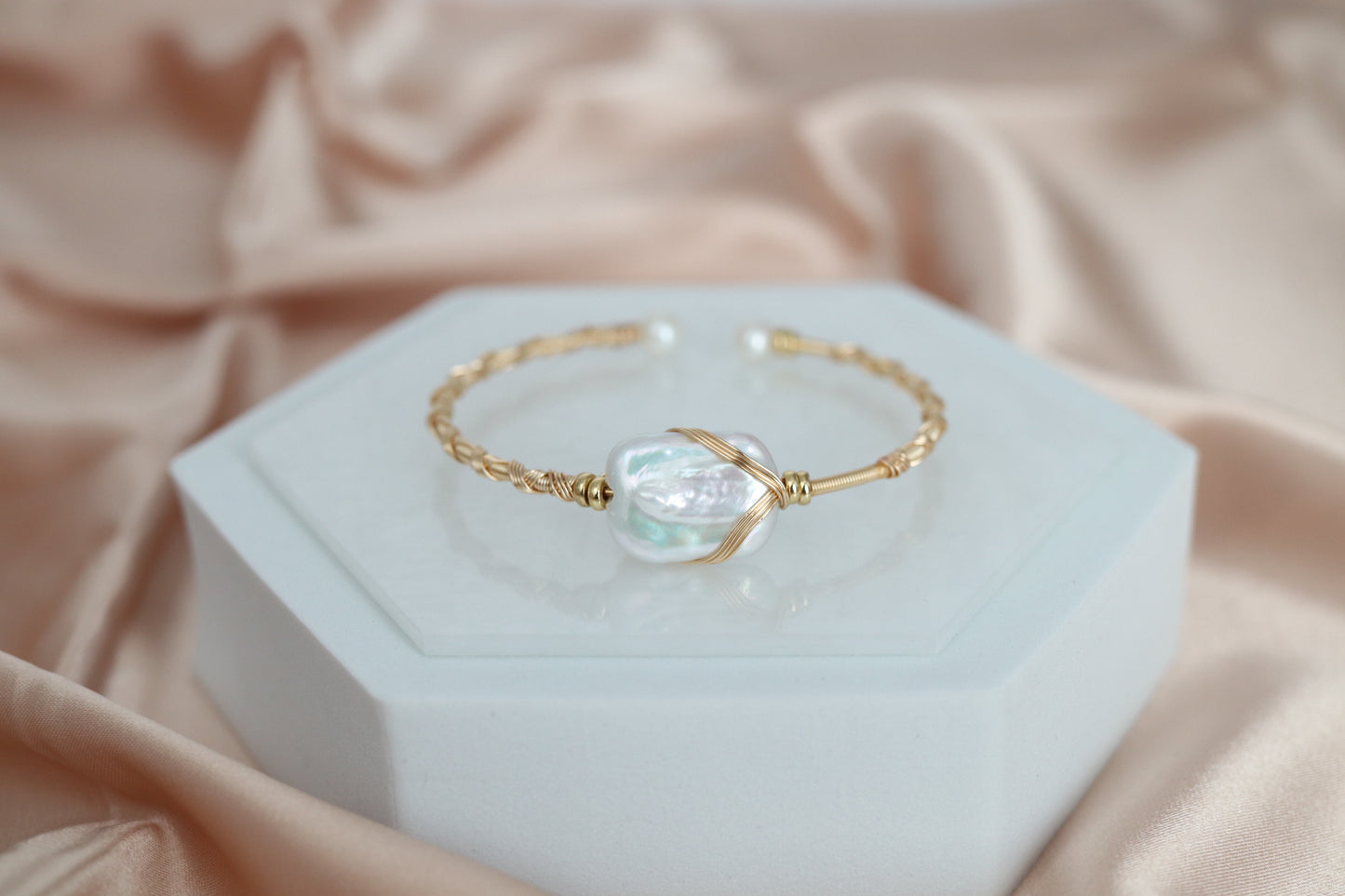 Single Fresh Water Pearls with Gold Filled Wiring