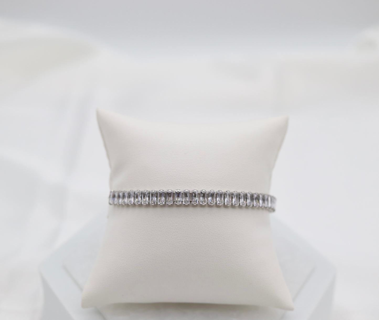 CZ Tennis Bolo Adjustable Bracelet