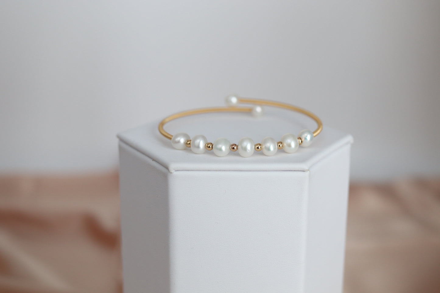 Seven Fresh Water Pearls with Gold Filled Wiring