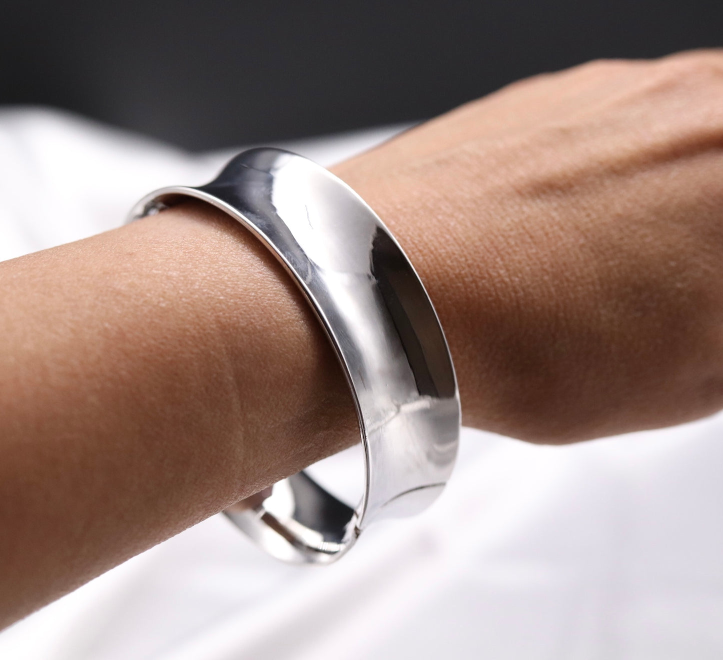 Silver Hinge Bracelet