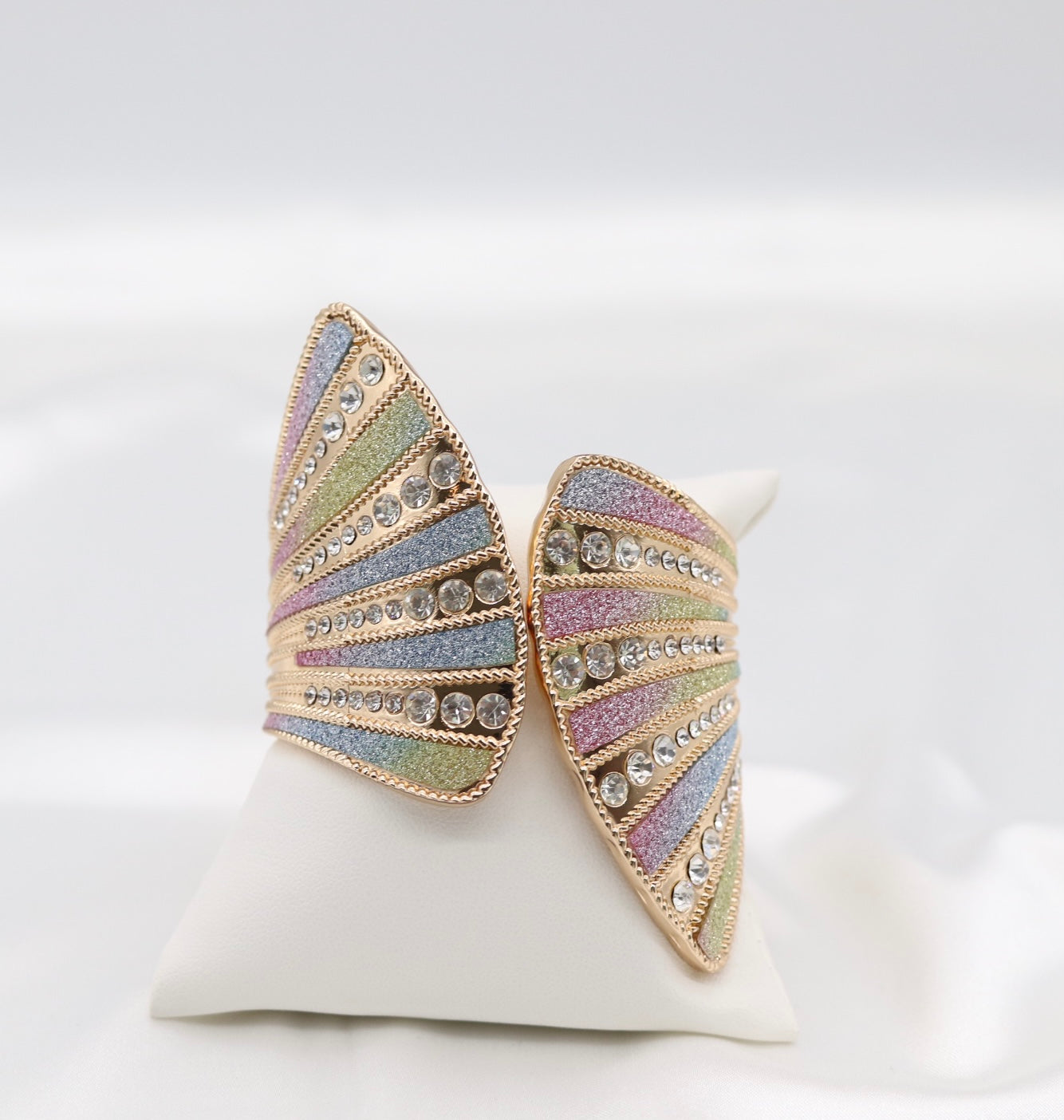 Colorful Cuff CZ Bracelet