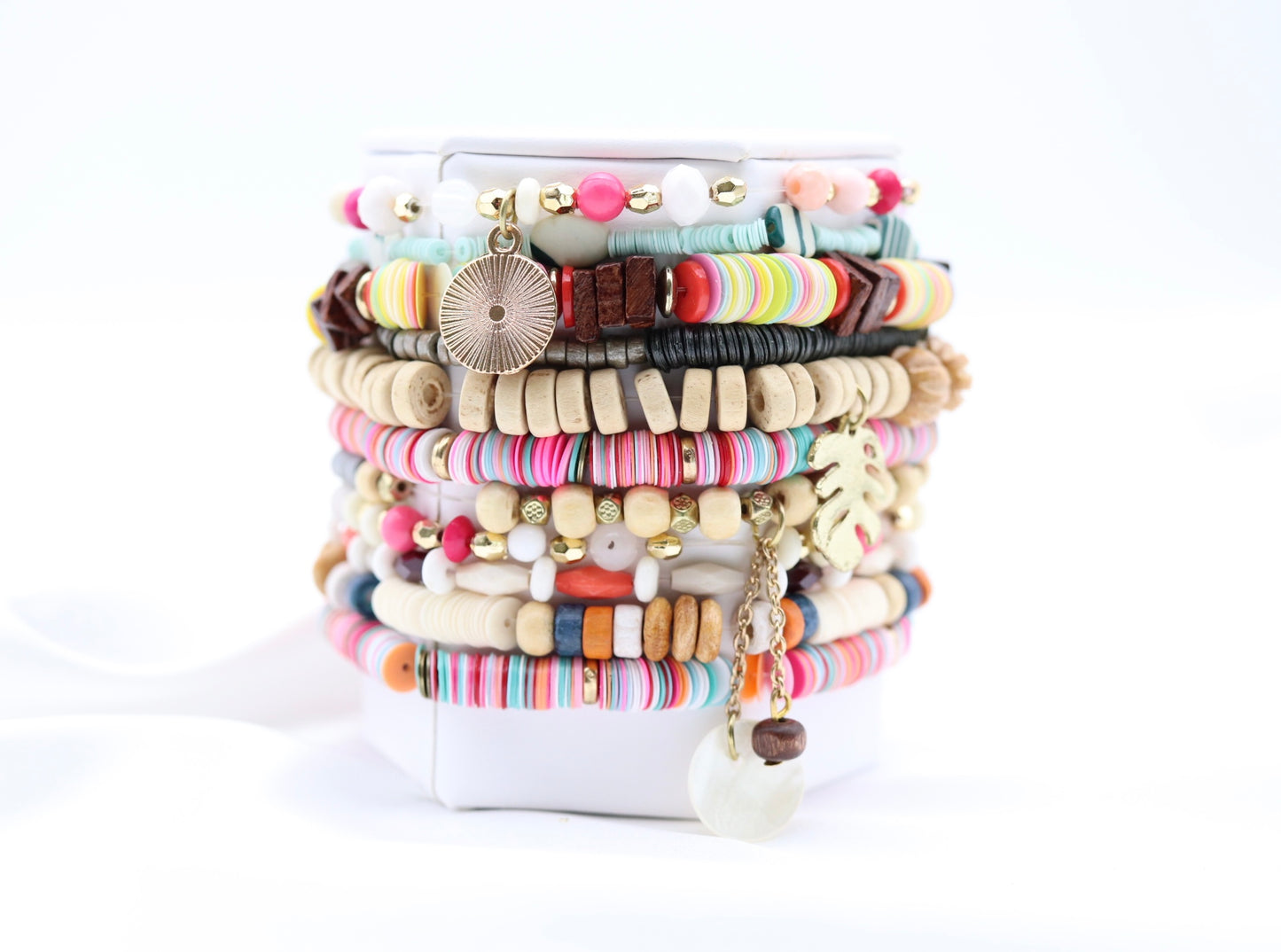 Gold 11 Piece Boho Bracelet Set