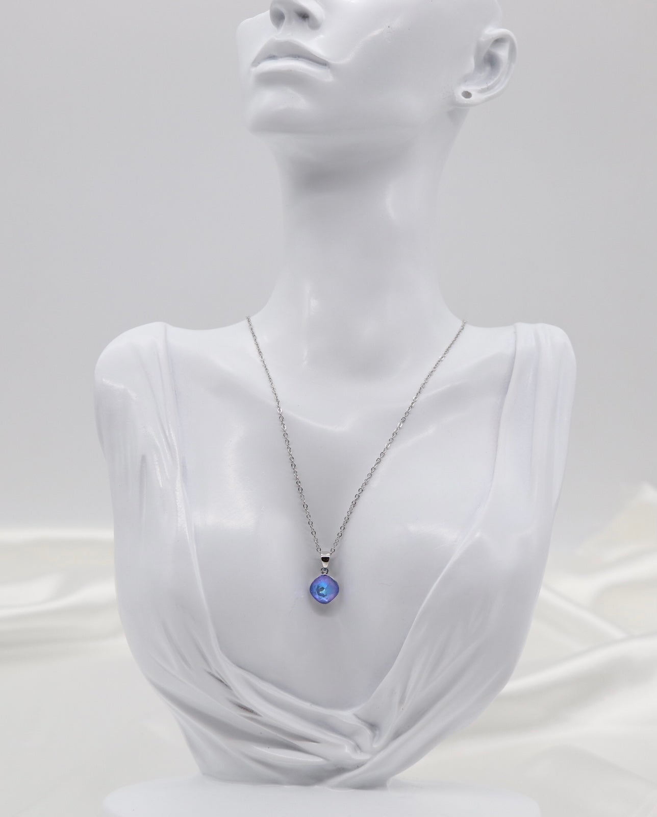 Light Blue Stone Necklace