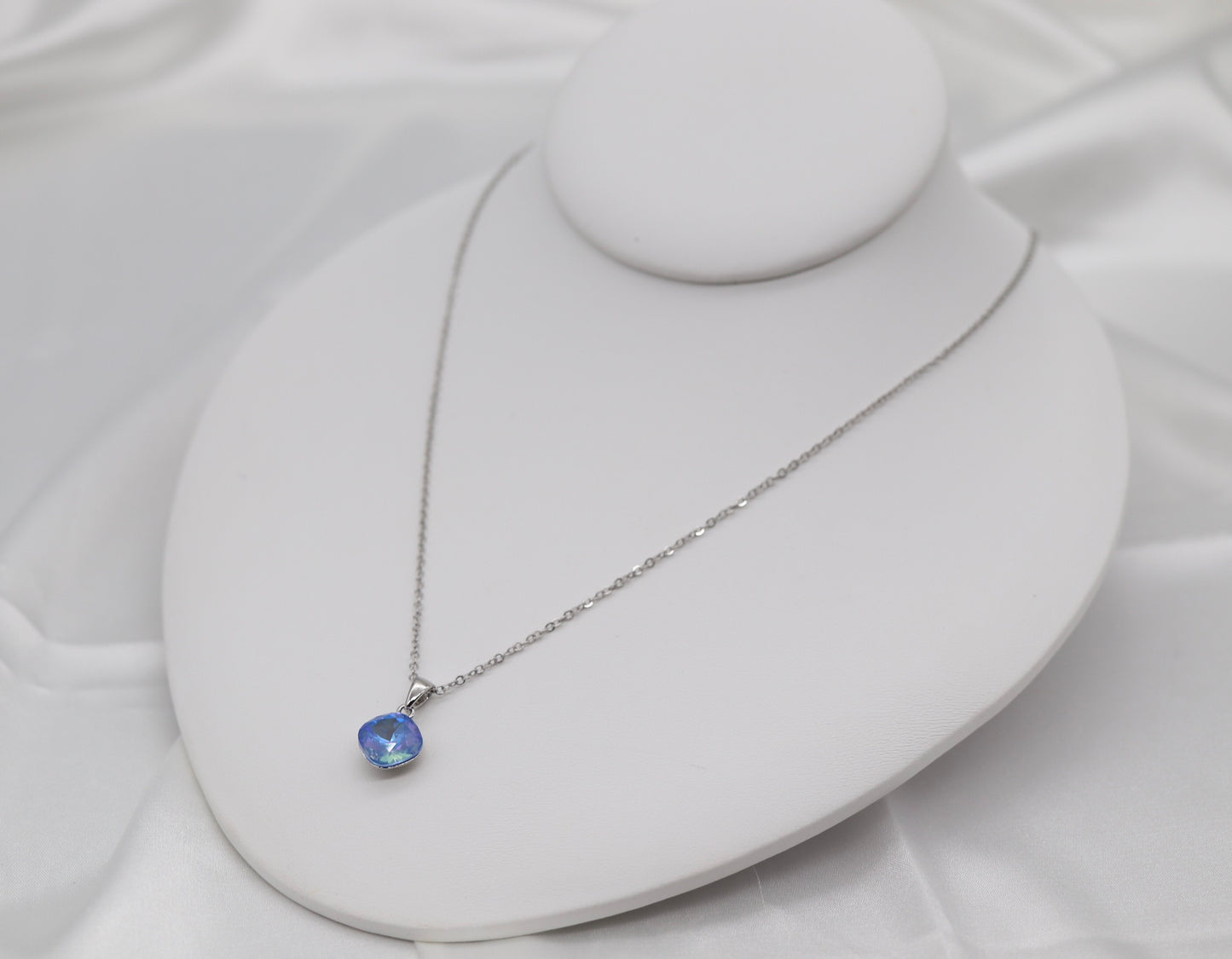 Light Blue Stone Necklace