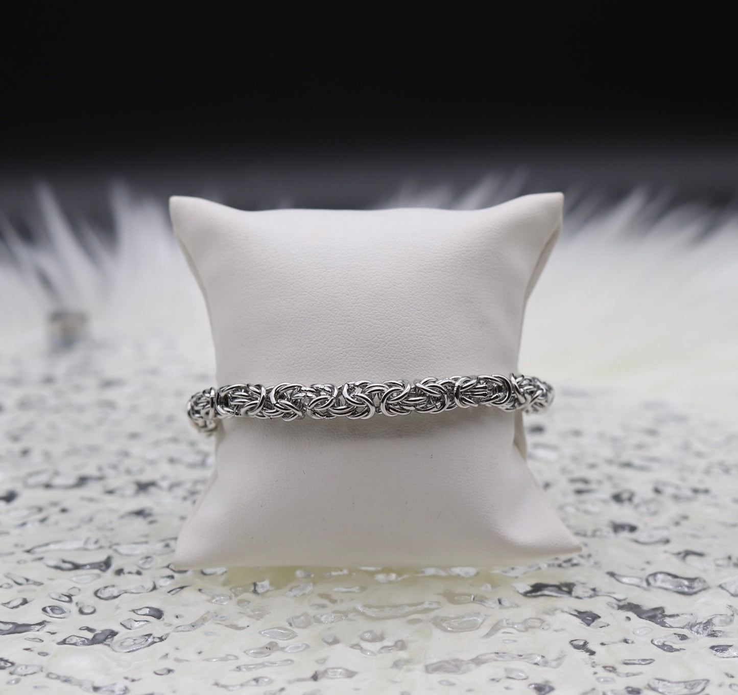 Twisted Chain Bracelet, Silver