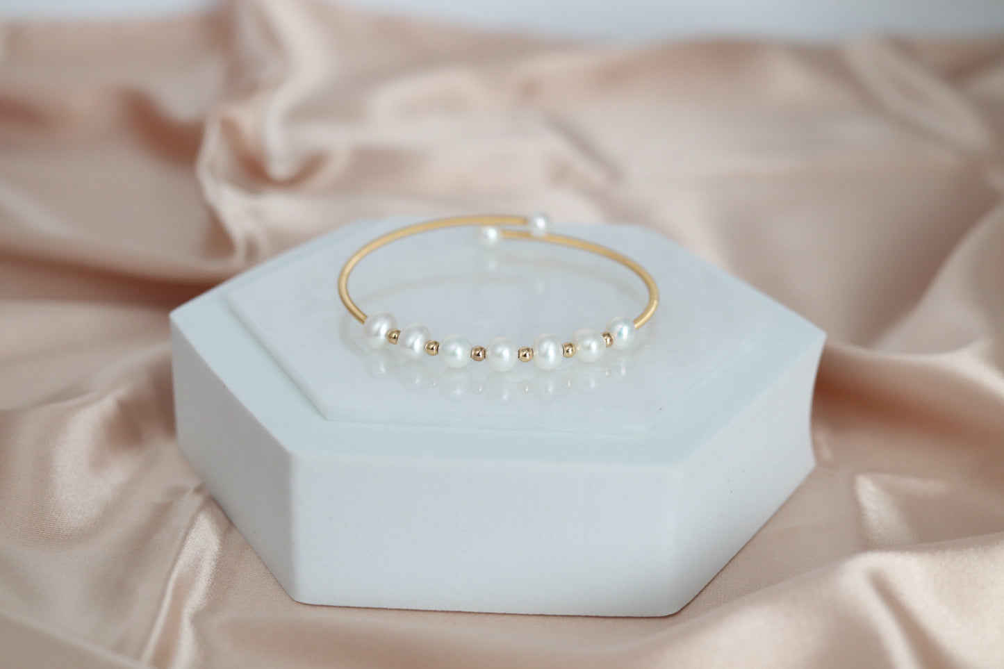Seven Fresh Water Pearls with Gold Filled Wiring