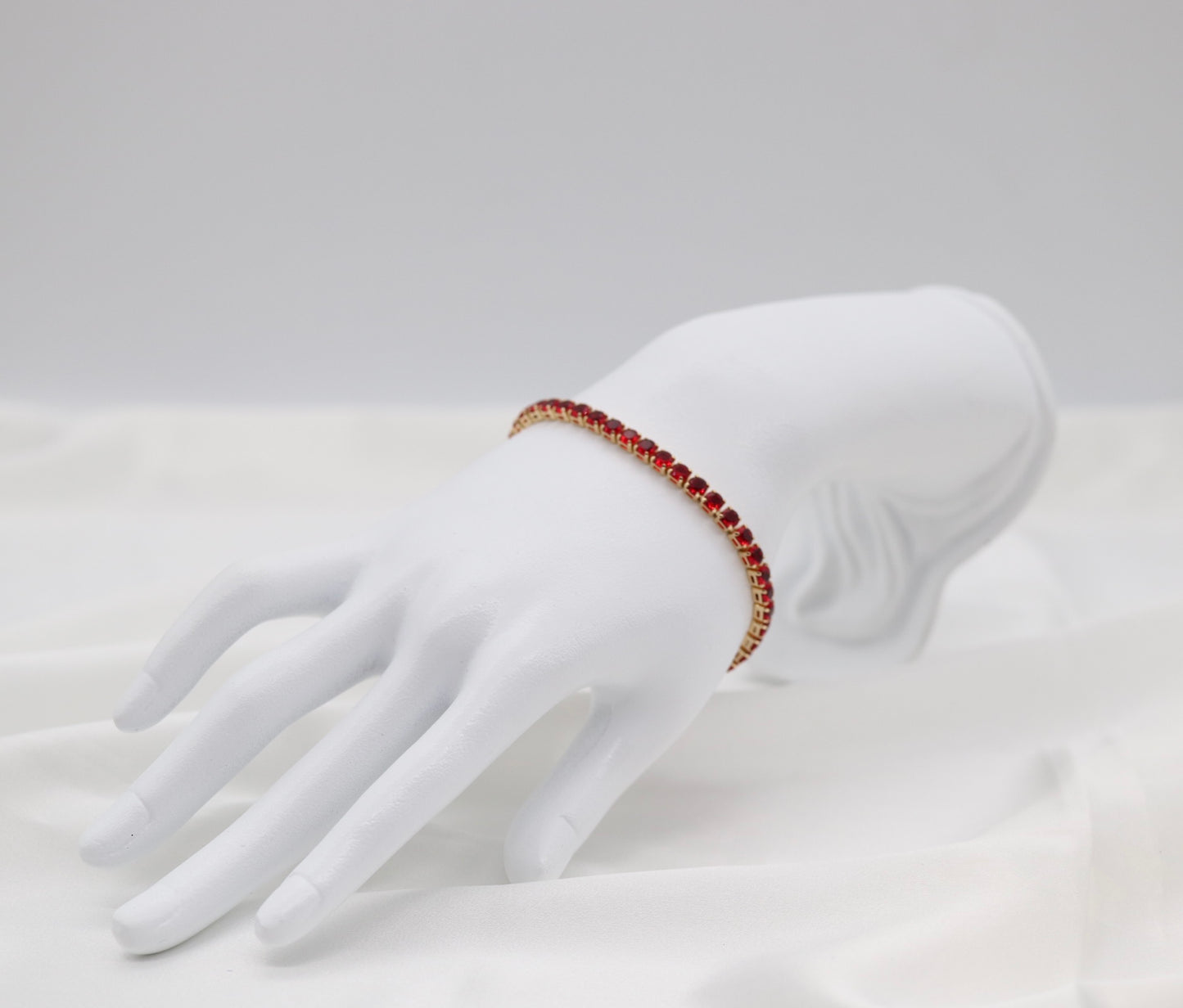 Ruby Radiance Tennis Bracelets