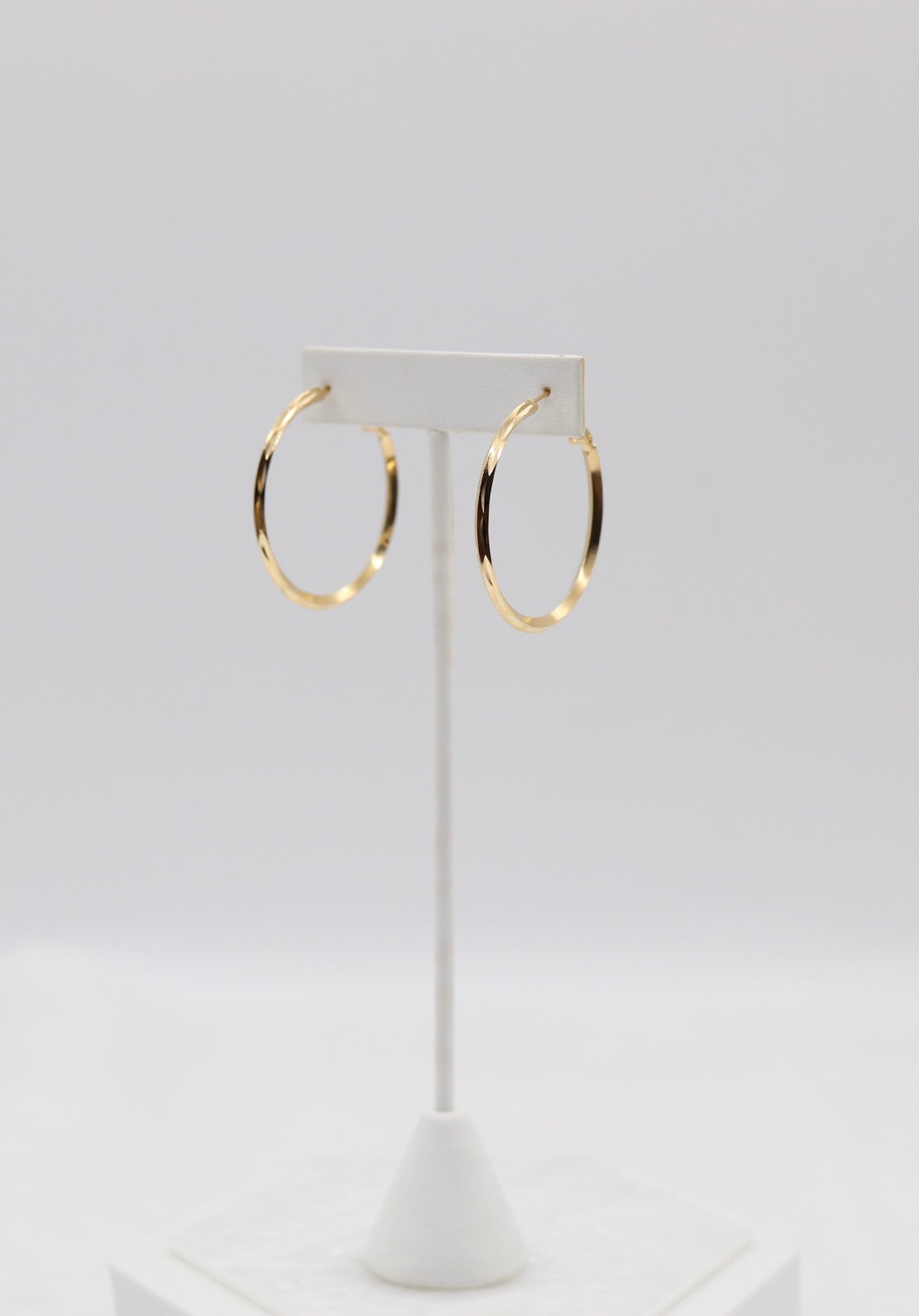 Classic Thin Gold Hoop Earrings