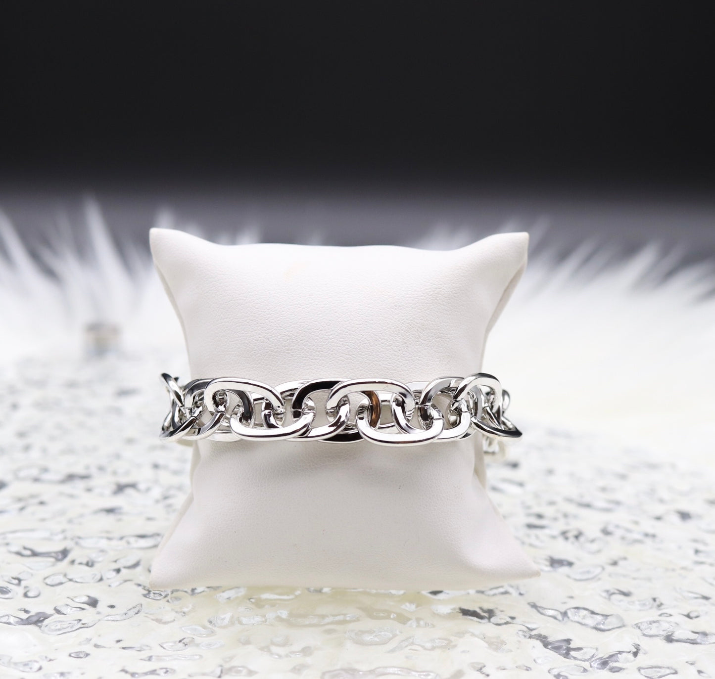 Silver Multi Link Chain Bracelet