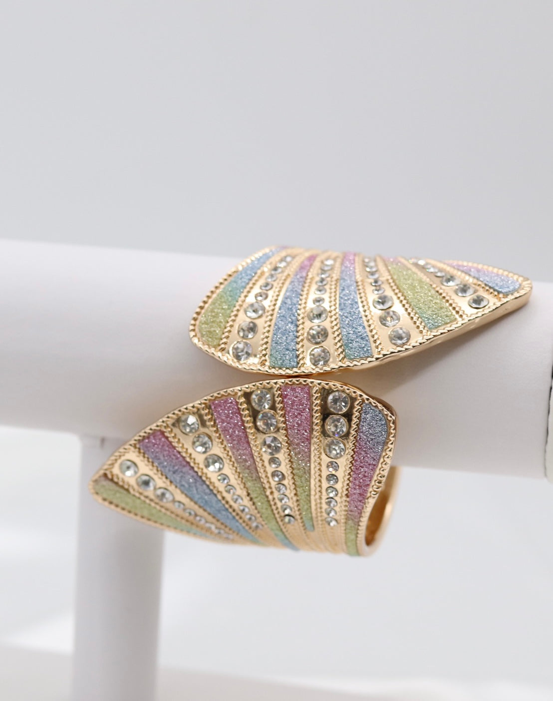 Colorful Cuff CZ Bracelet