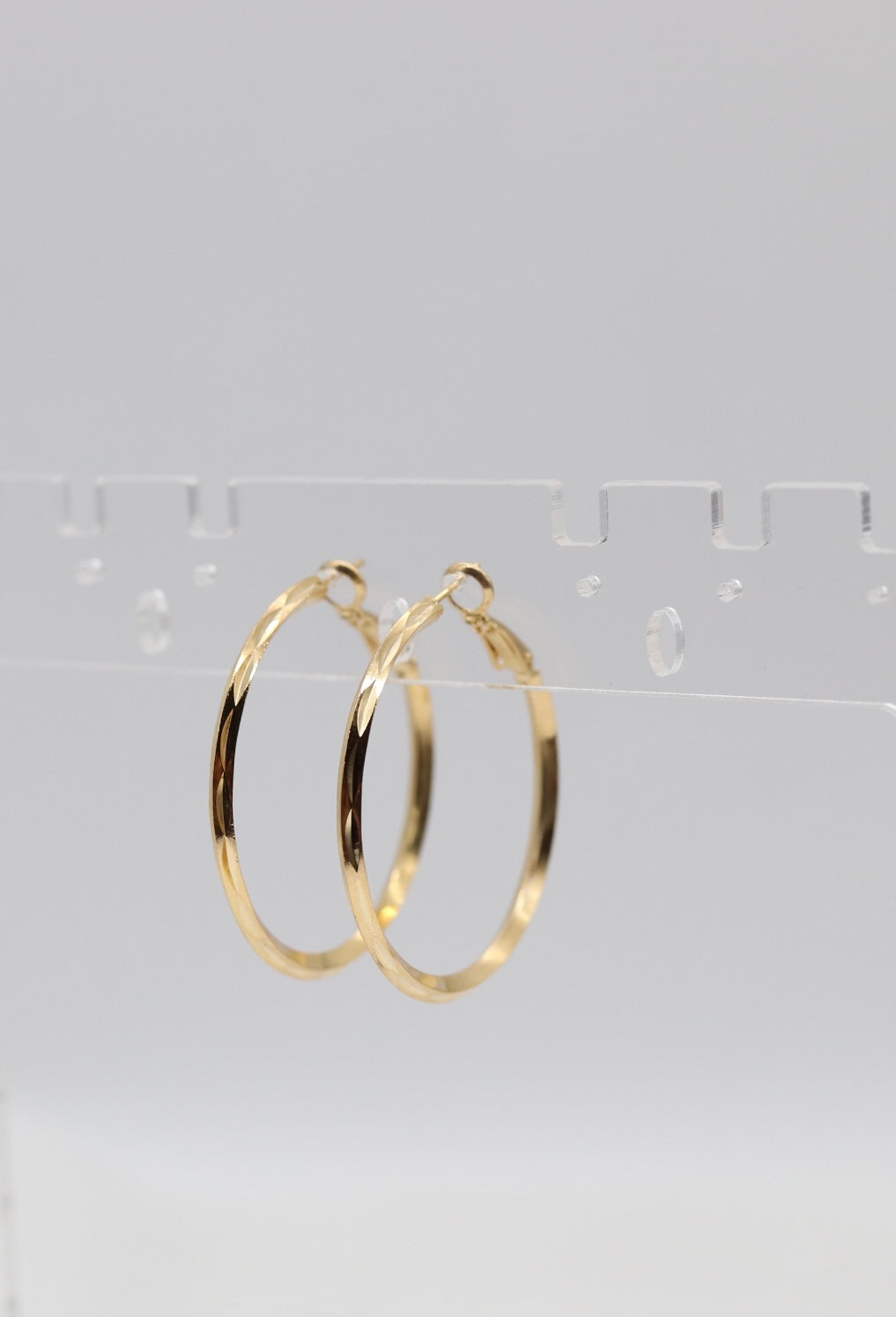 Classic Thin Gold Hoop Earrings