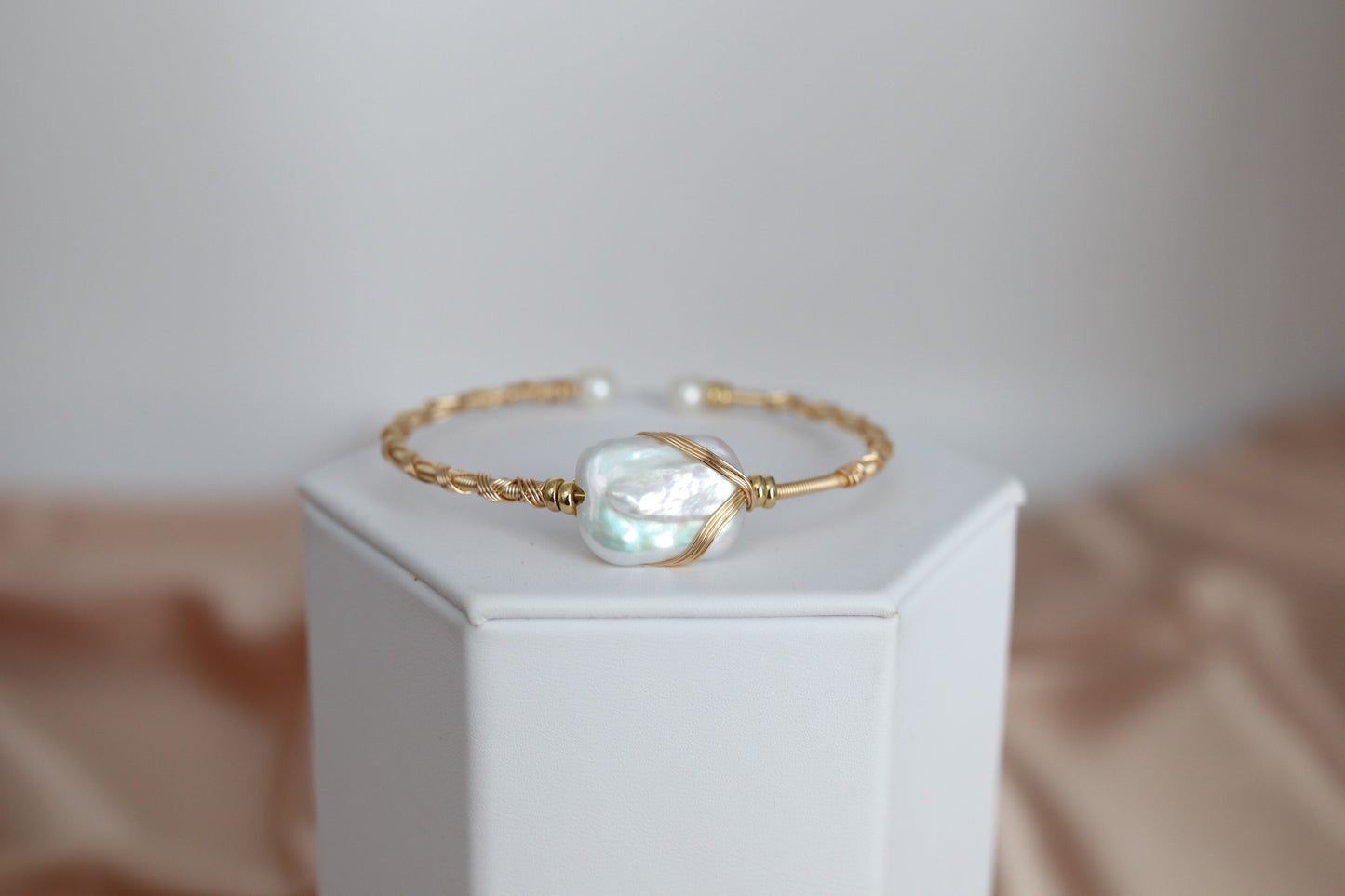 Single Fresh Water Pearls with Gold Filled Wiring