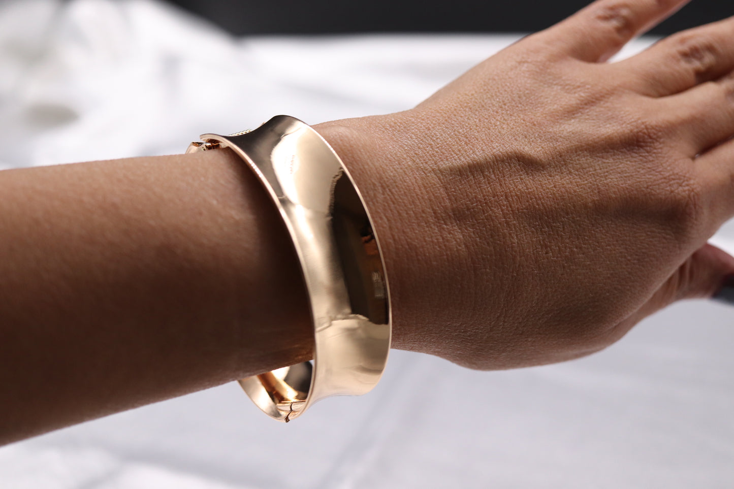 Gold Hinge Bracelet
