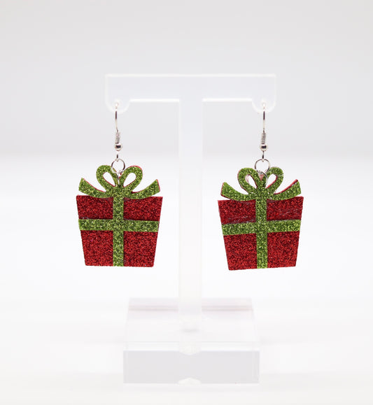 Felt Gift Box Earring