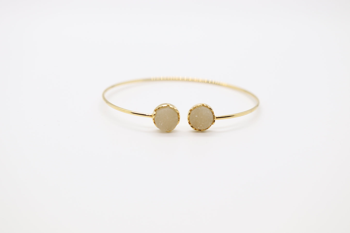 Opal Paved Stone Cuff Bracelet