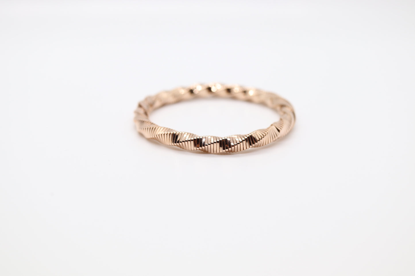 Rose Gold Rope Elastic Bracelet
