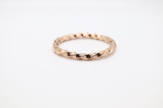 Rose Gold Rope Elastic Bracelet