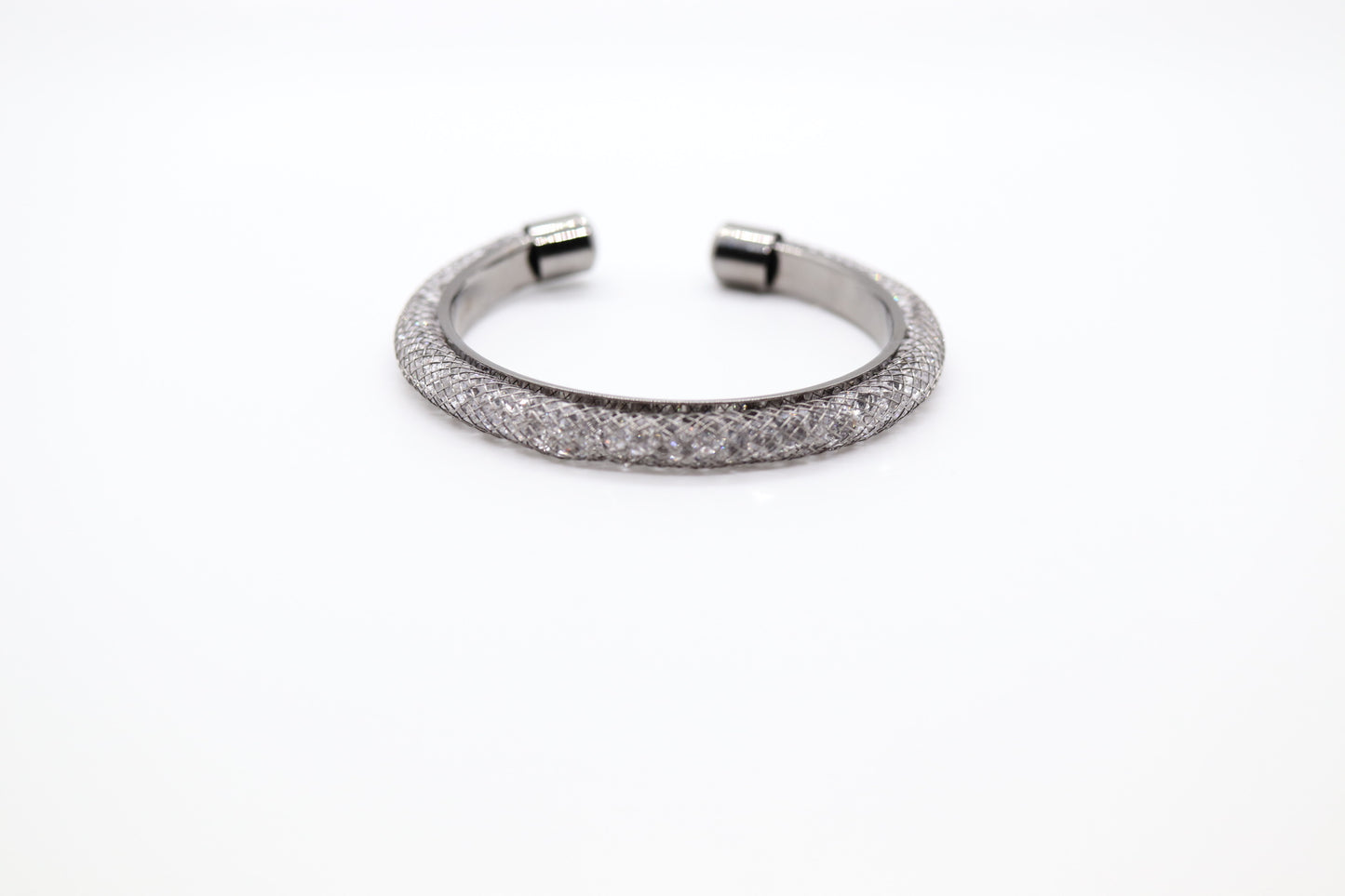 Dark Silver Mesh Bracelet