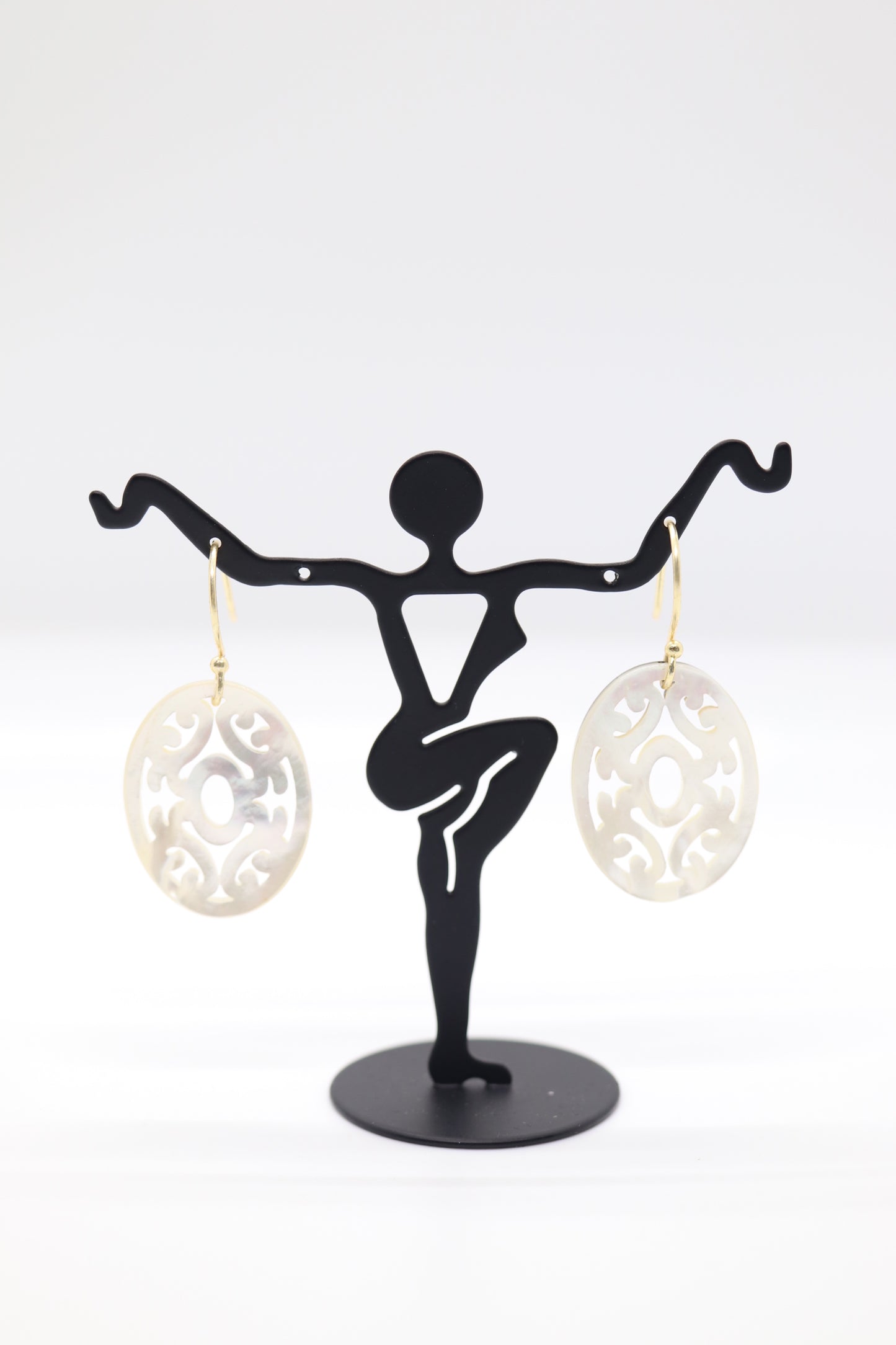 Beautiful Sterling Pearl Earrings