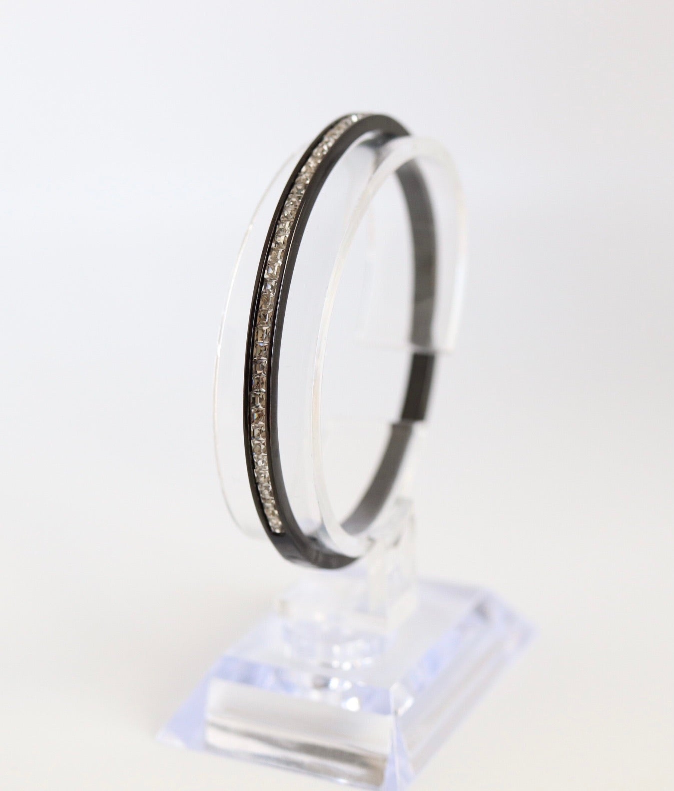 CZ Paved Black Bracelet