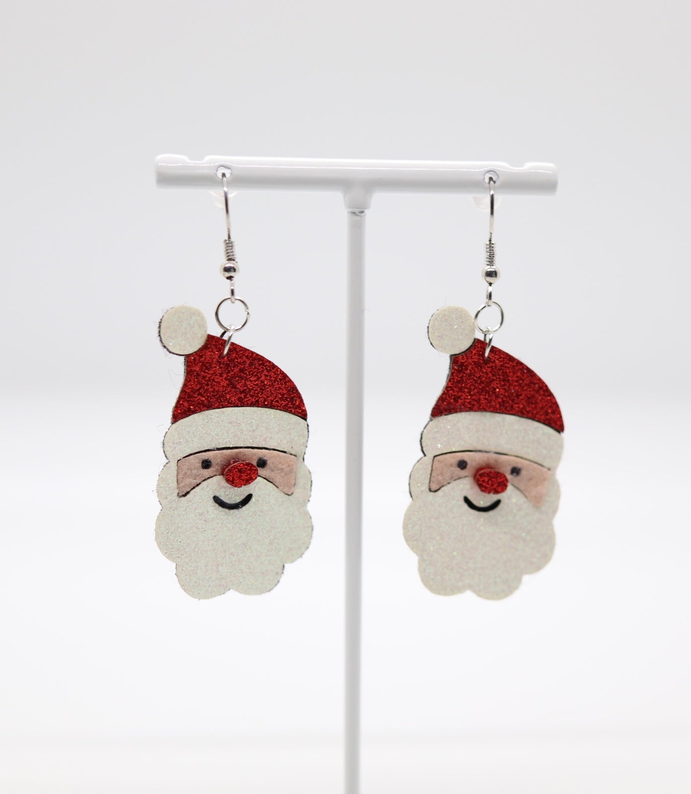 Felt Santa Earring