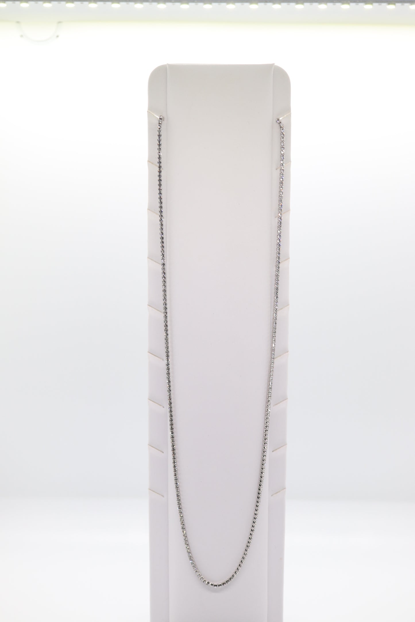Elegant Silver CZ Necklace