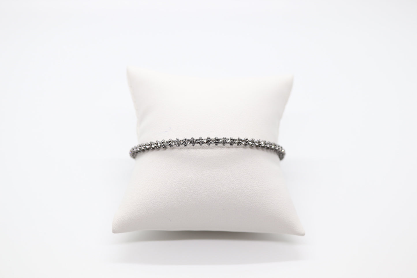 Silver Thin CZ Tennis Bracelet