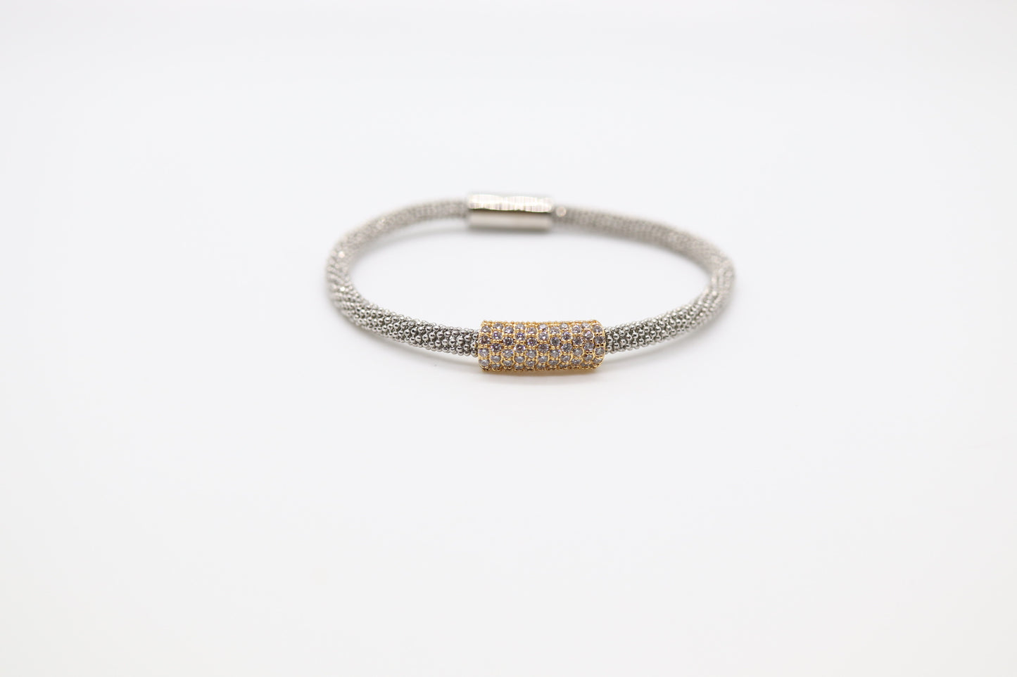 Silver and Gold Bracelet