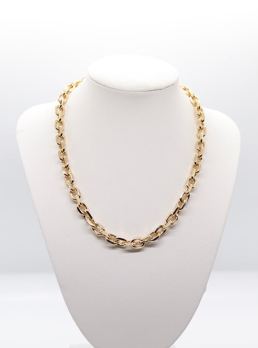 Gold Chain Link  Necklace