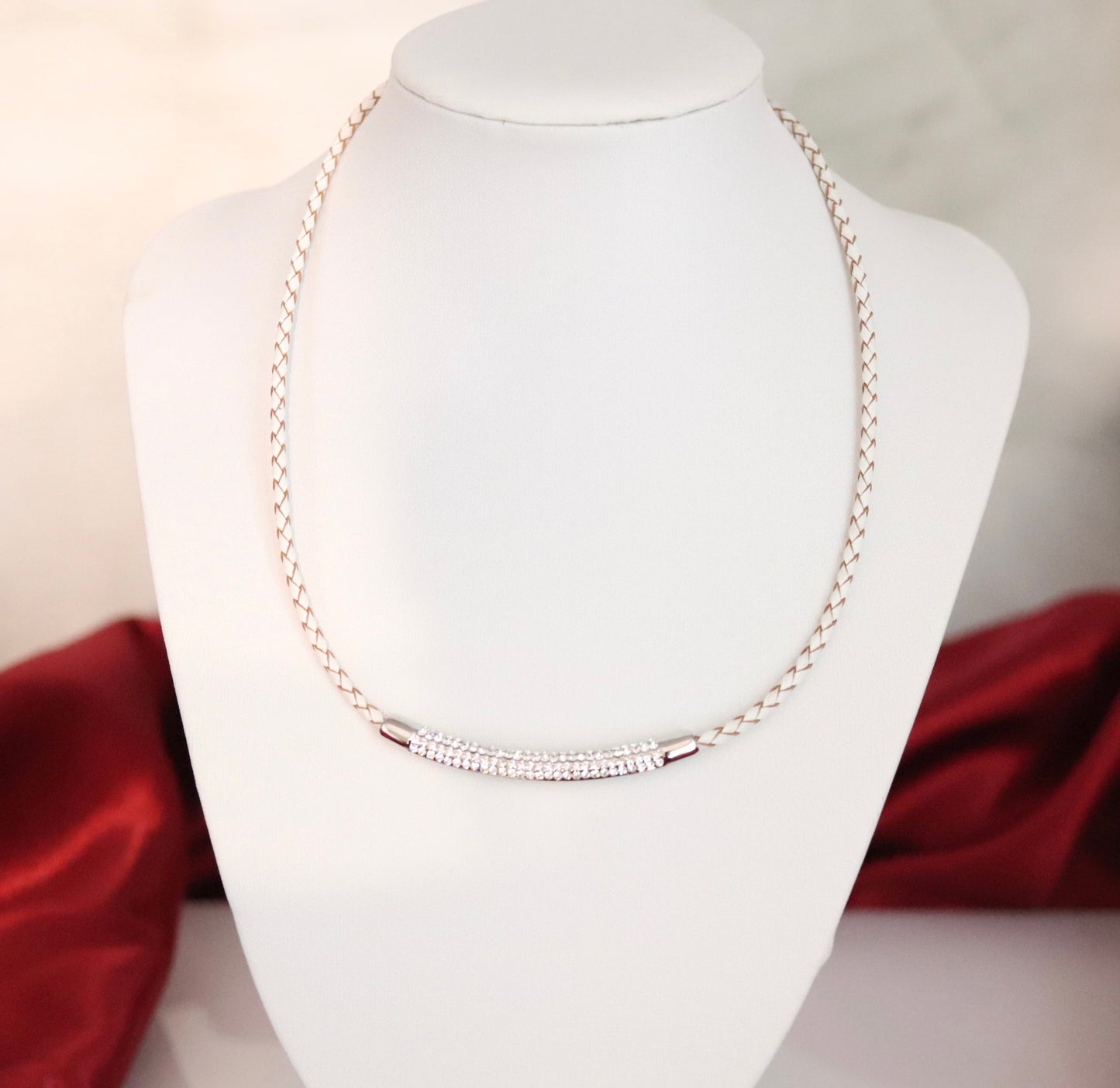 Silver Clear Necklace