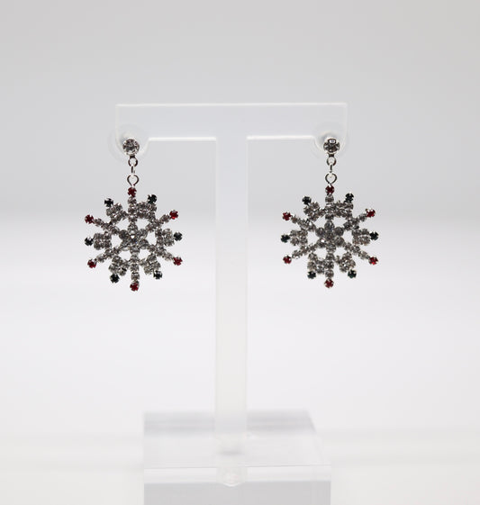 Holiday Snowflake Post Earring