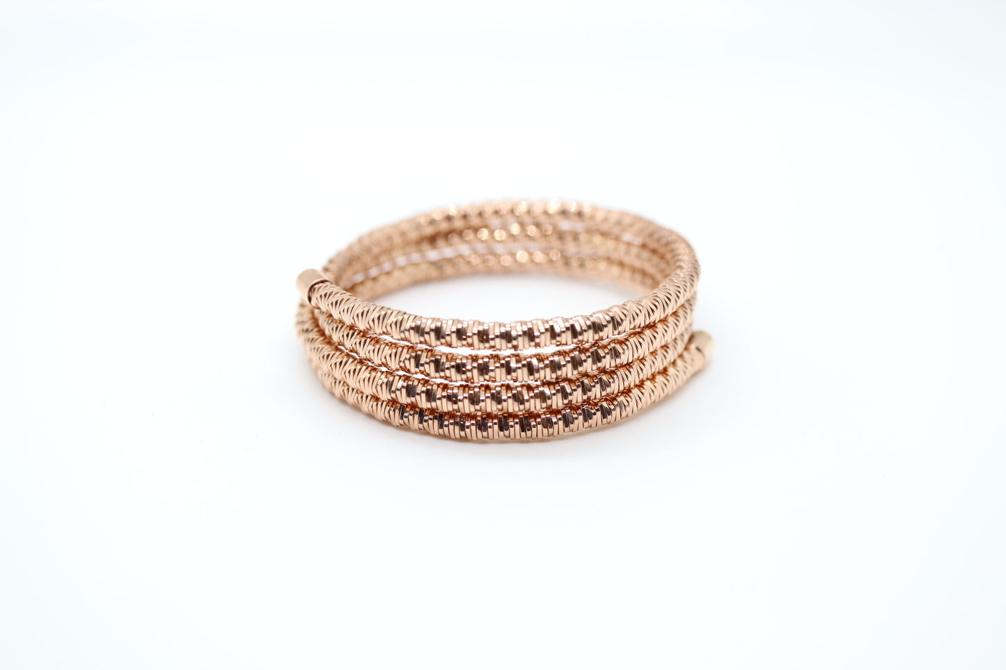 Rose Gold Stackable Wrap Bracelet