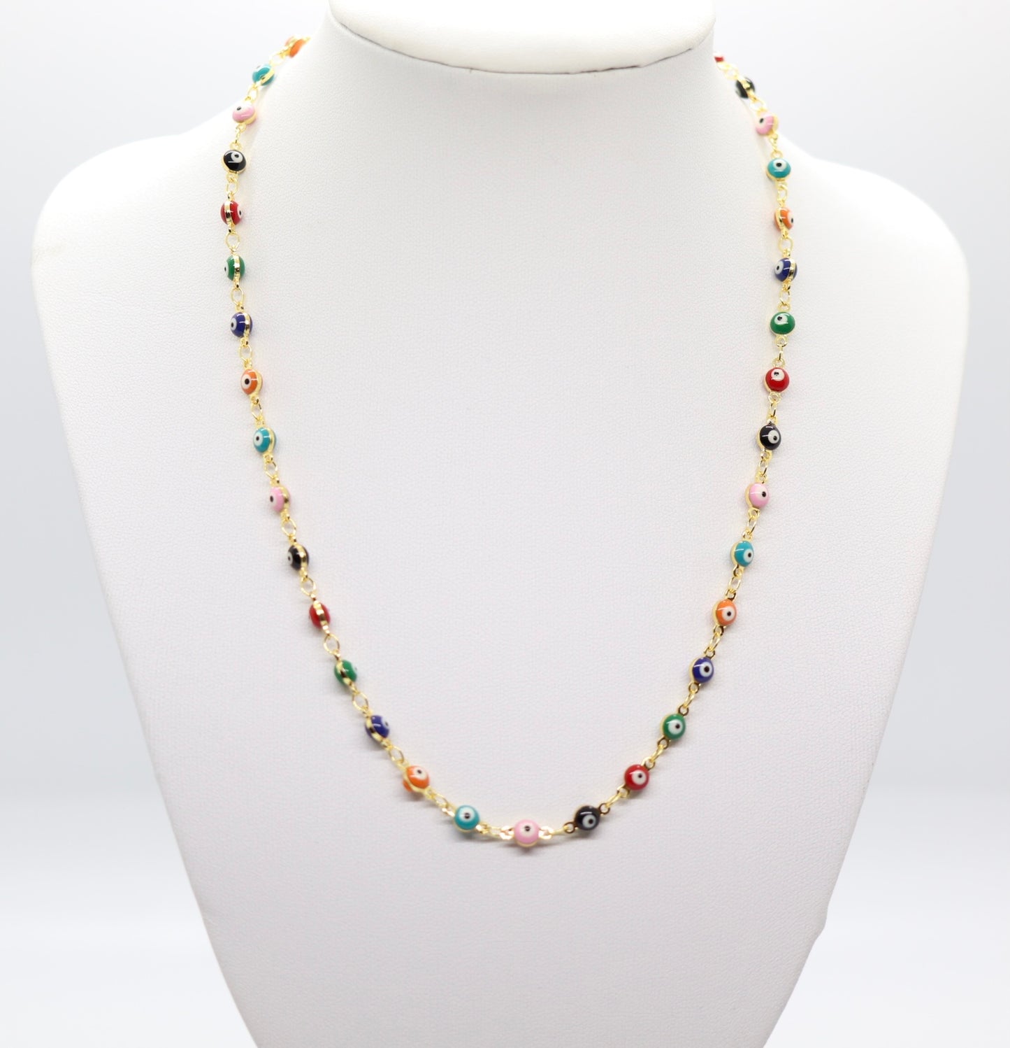 Multicolor Evil Eye Necklace