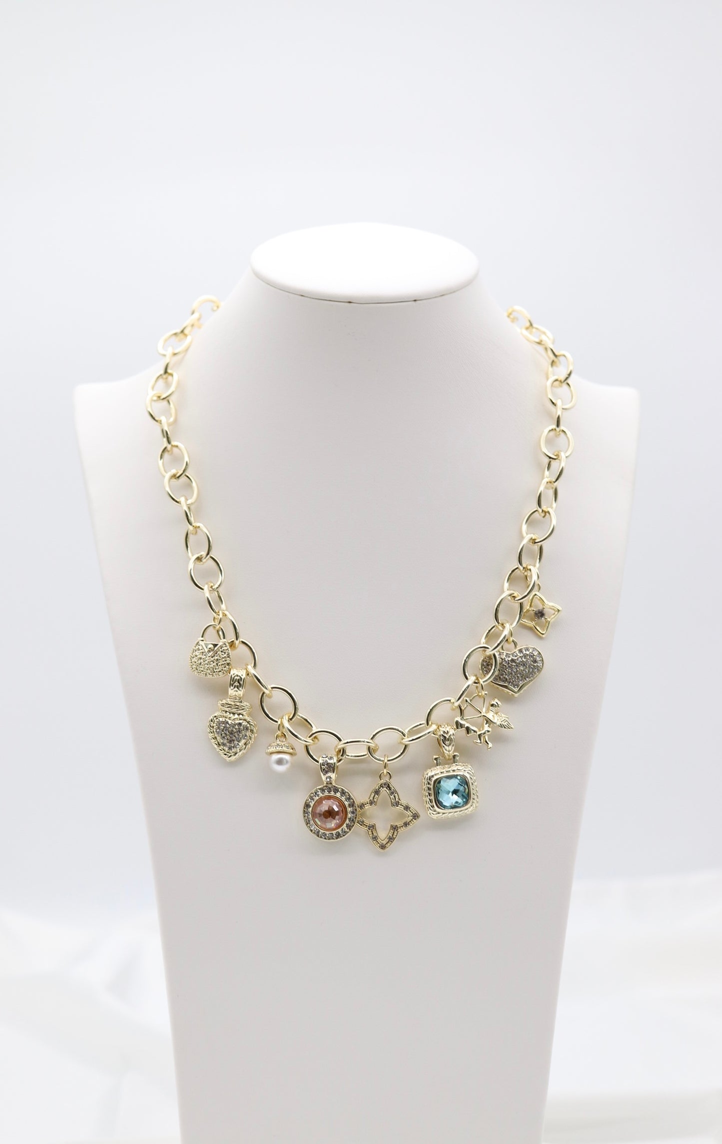 Gold Charm Necklace