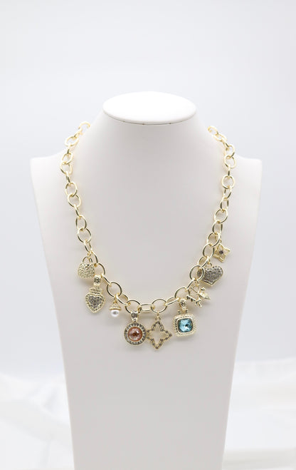 Gold Charm Necklace