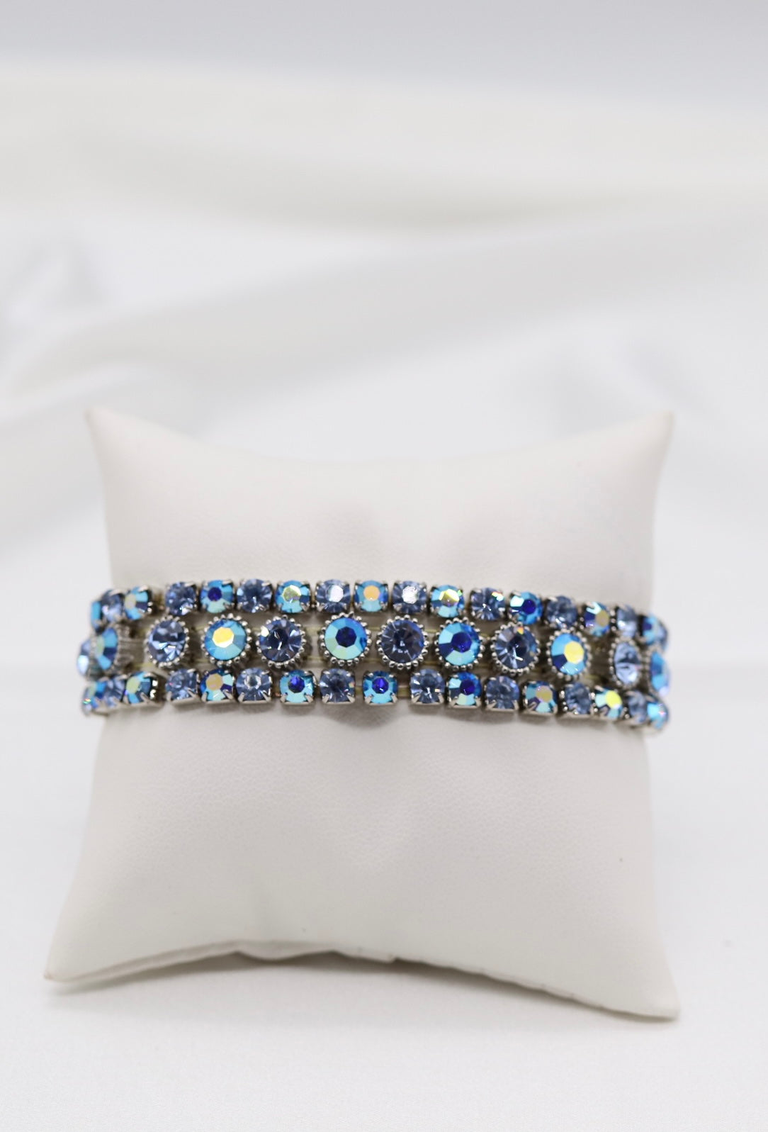 Sapphire Aurora Crystal Bracelet