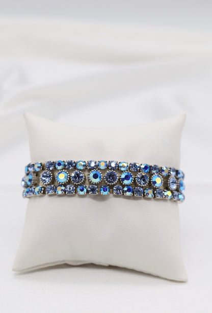 Sapphire Aurora Crystal Bracelet