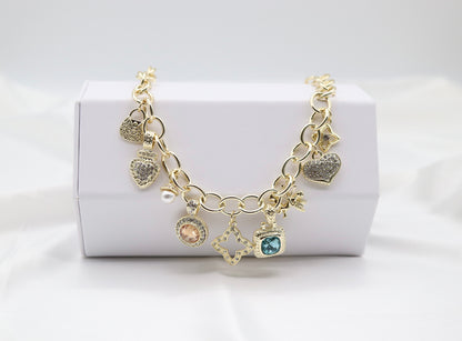 Gold Charm Necklace