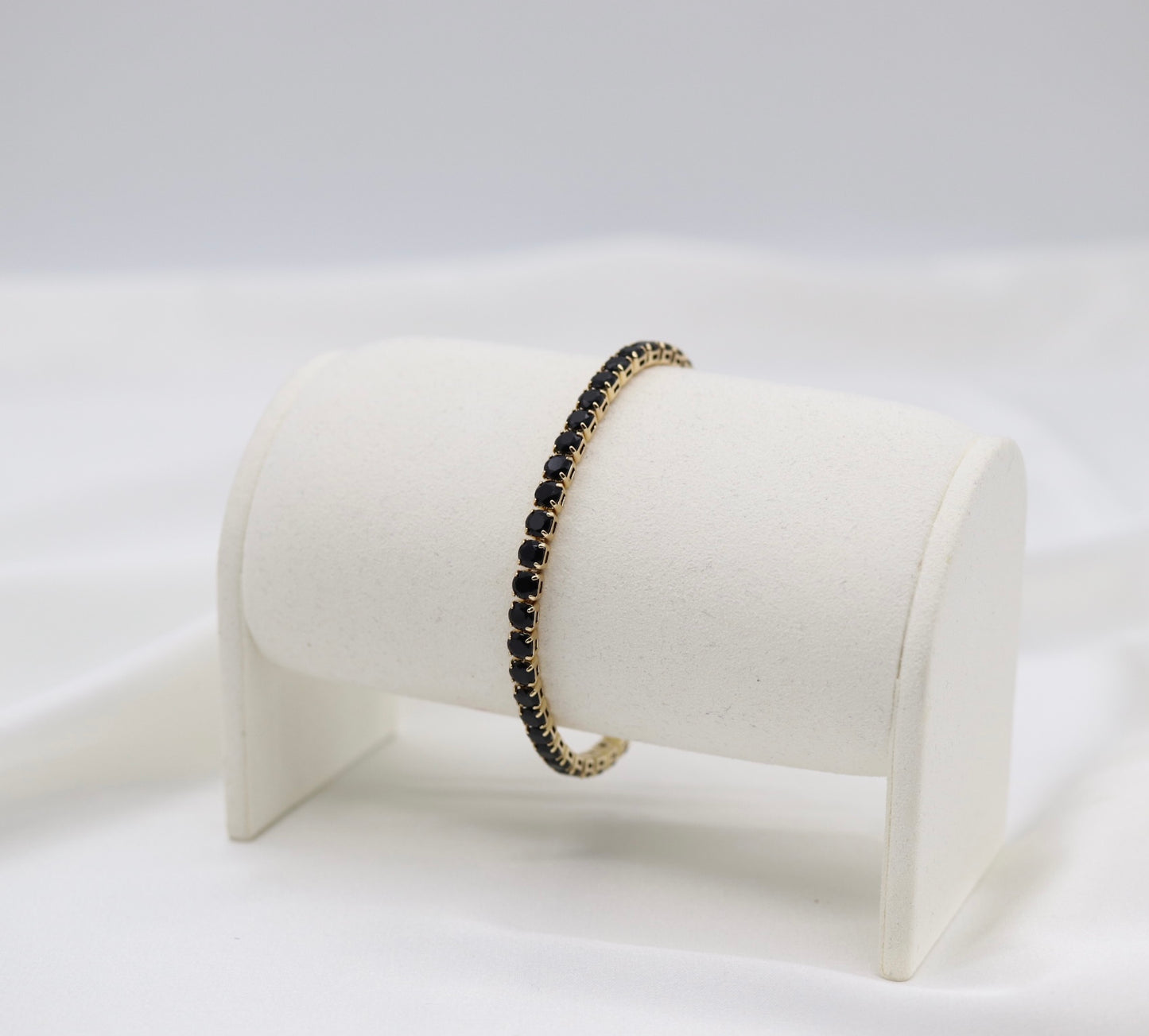 Black Sapphire Tennis Bracelet