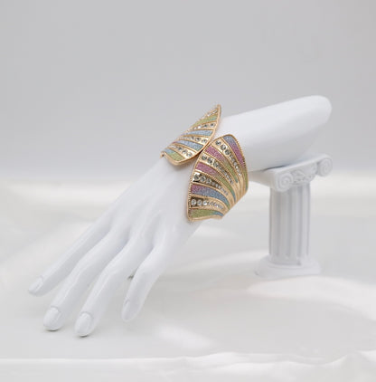 Colorful Cuff CZ Bracelet