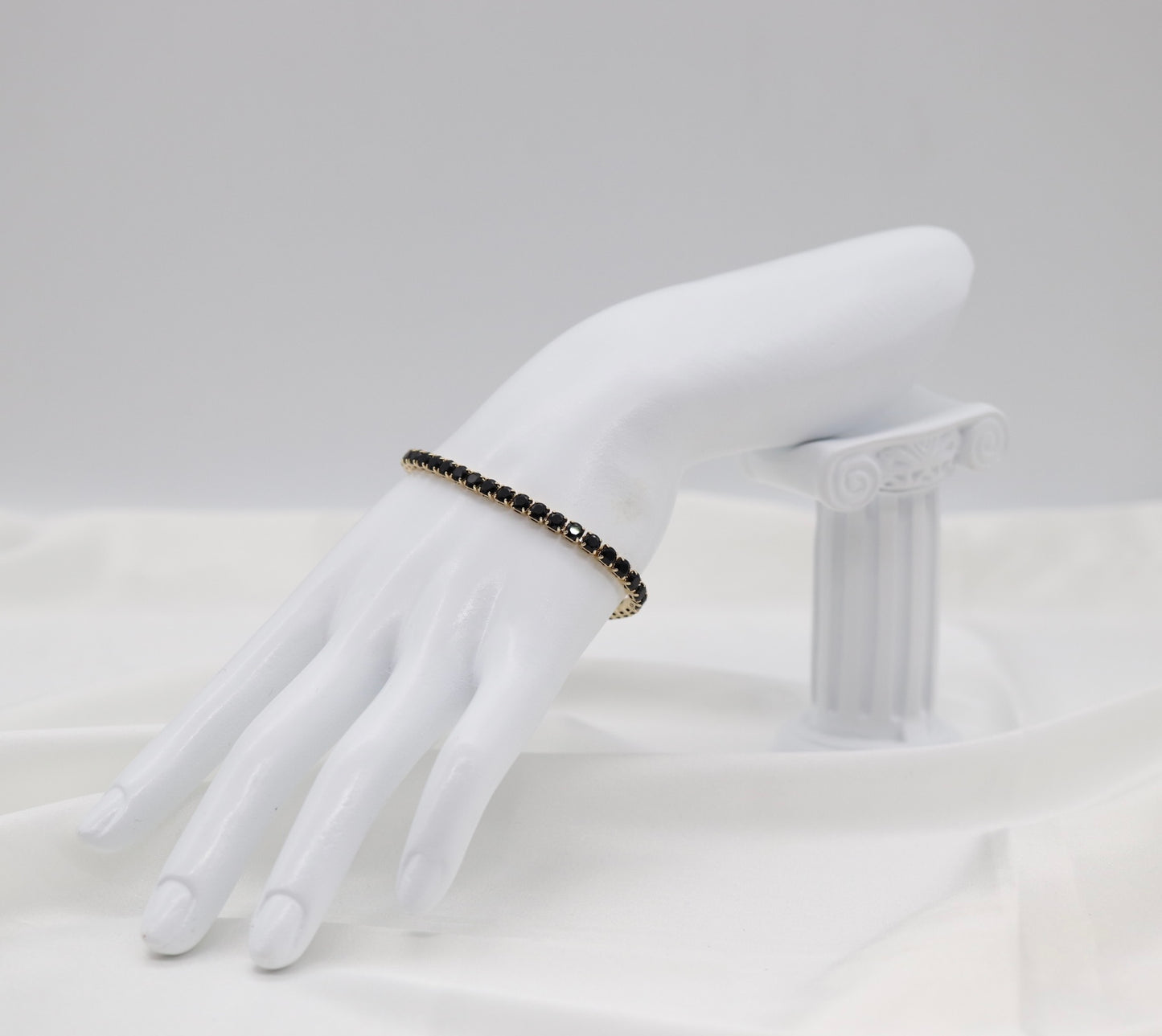 Black Sapphire Tennis Bracelet