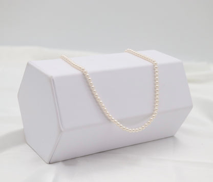 Classic Ivory Pearl Strand Necklace – Timeless Everyday Elegance