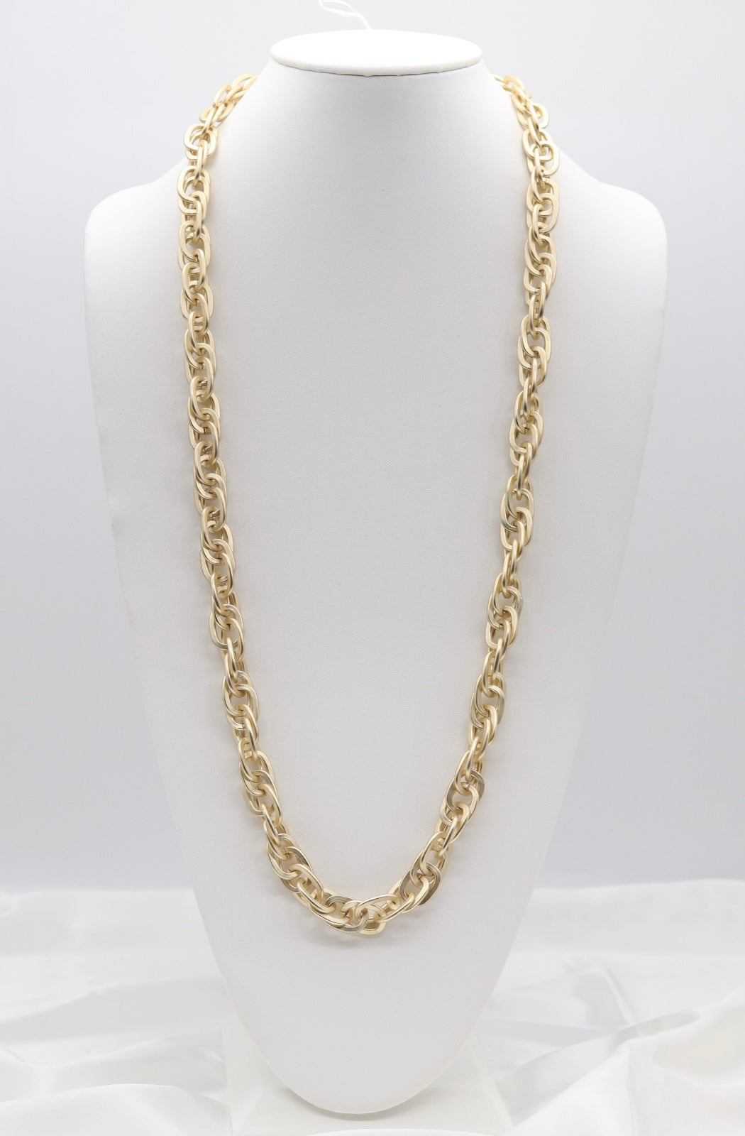 Matte Gold Chunky Link Chain Necklace